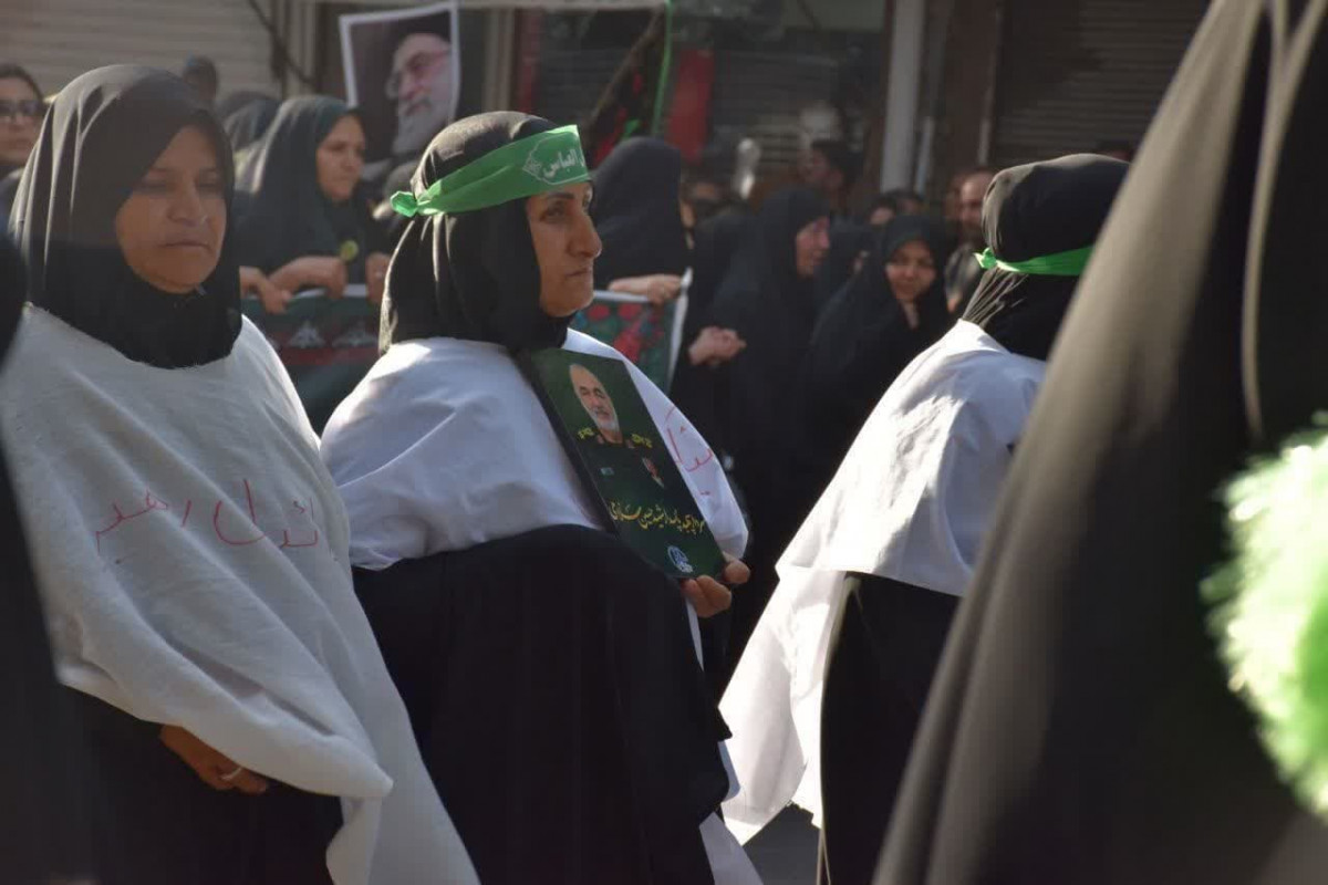 دسته عزاداری «یوم الزینب» در زنجان برگزار شد