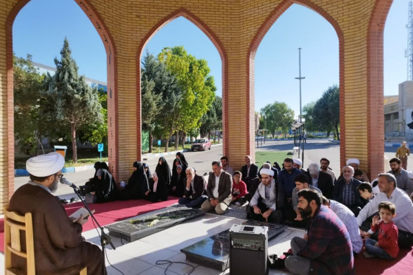 مراسم زیارت عاشورا پرسنل اداره کل استان زنجان برگزار شد