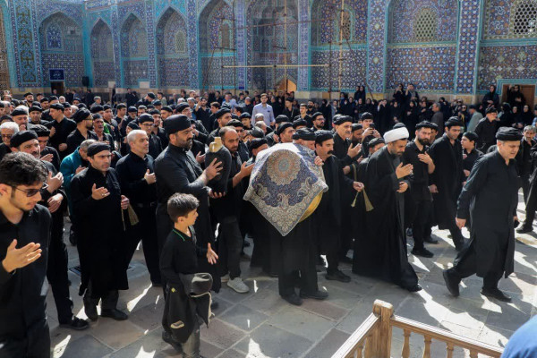 عزاداری ماه محرم در مجموعه میراث جهانی شیخ صفی الدین اردبیلی