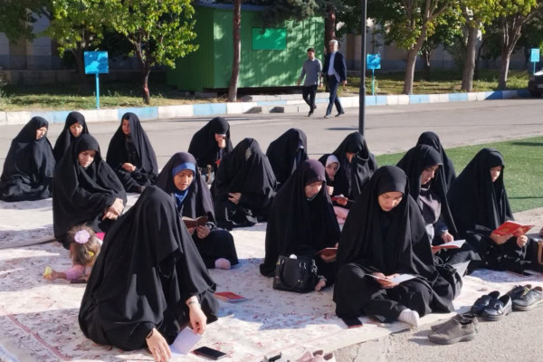 مراسم زیارت عاشورا پرسنل اداره کل استان زنجان برگزار شد
