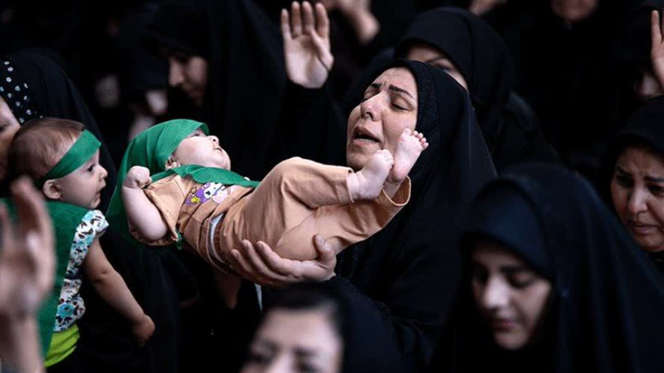مادران کامیارانی در سوگ علی‌اصغر(ع) هم‌نوا شدند